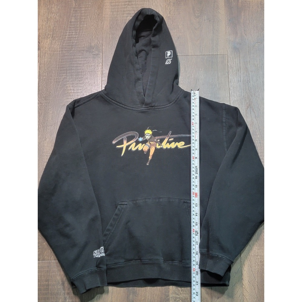 Primitive Naruto Shippuden Hoodie Mens Black Naruto Graphic Sweatshirt Medium
